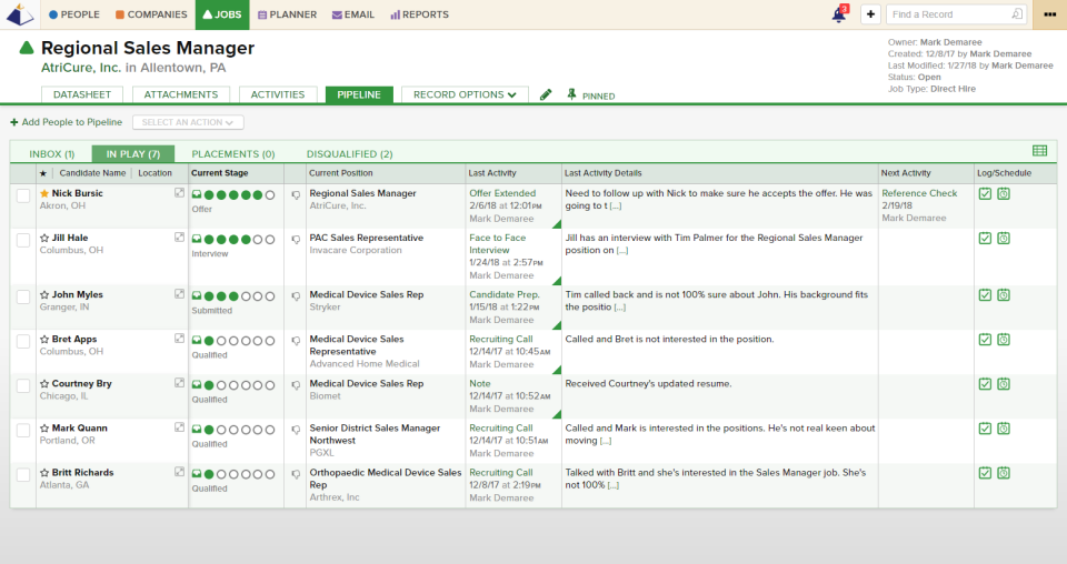 screenshot of Top Echelon